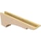 Ekena Millwork 4"W x 24"D x 8"H Thin Yorktown Rough Cedar Woodgrain TimberThane Corbel, Primed Tan CORUR04X24X08YORRCPR - alternate 6